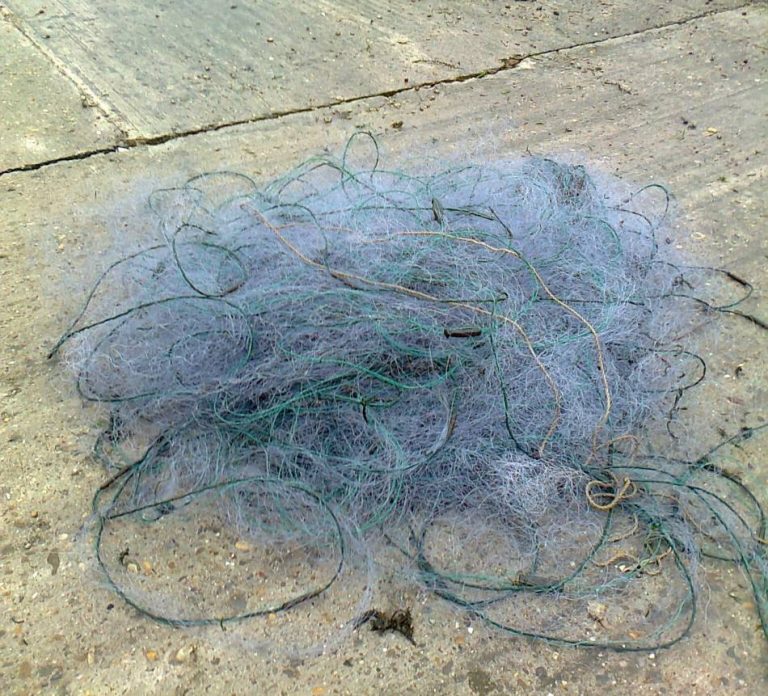 Plasă monofilament, ilegală în România, descoperită de polițiști într-un magazin din Suceava