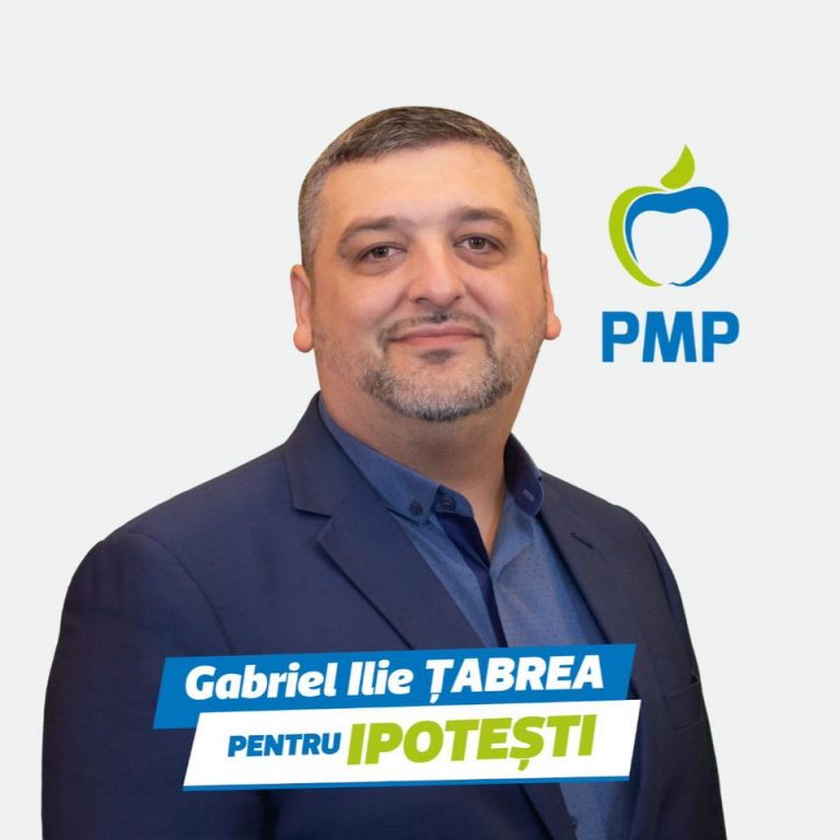 INTERVIU Gabriel Ilie Țabrea, candidatul PMP la Primăria Ipotești: „Este timpul ca administrația publică din Ipotești să fie mai aproape de cetățeni și să ofere transparență locuitorilor comunei”