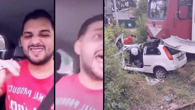 VIDEO Un lăutar a murit spulberat de tren. Momentul impactului a fost transmis Live pe Facebook chiar de către cântăreț (NAȚIONAL)