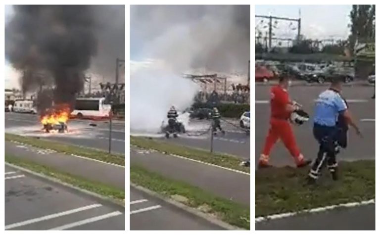 VIDEO Polițist lovit cu mașina de o tânără psiholoagă: „A încercat să-l omoare” (NAȚIONAL)