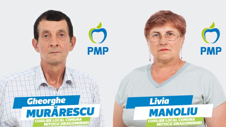 Consilierii Gheorghe Murărescu și Livia Manoliu din echipa lui Radu Reziuc își doresc modernizarea satului Mitocași, o localitate uitată de Primăria comunei Mitocu Dragomirnei