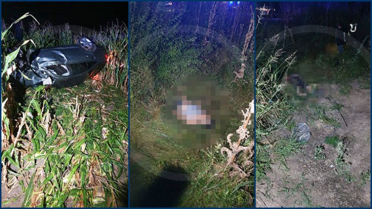 Doi soți și-au pierdut viața după ce s-au răsturnat cu mașina pe un câmp (NAȚIONAL)