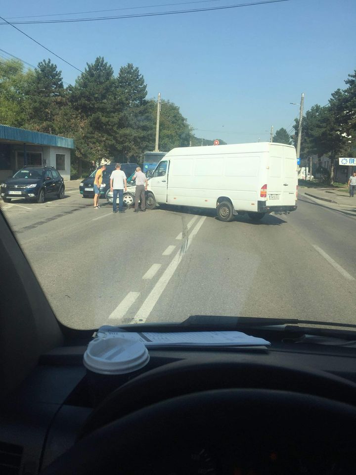 Accident produs pe Traian Vuia din vina unui bătrân de 73 de ani