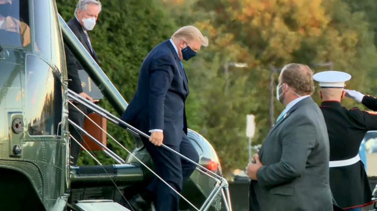 VIDEO Donald Trump a fost internat în spital după ce a fost infectat cu Covid – 19 (INTERNAȚIONAL)