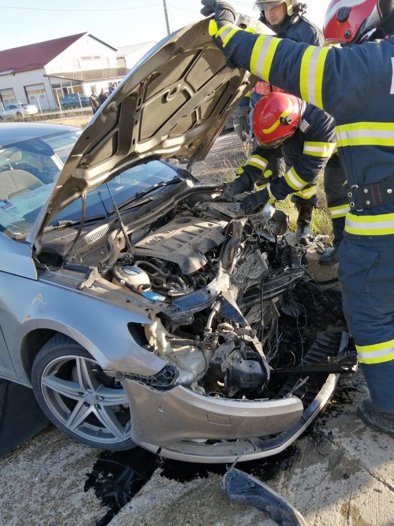 Accident produs la Volovăț de un șofer grăbit