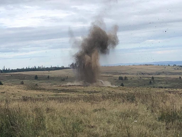 FOTO 280 de elemente de muniție distruse de Grupa Pirotehnică a ISU Suceava