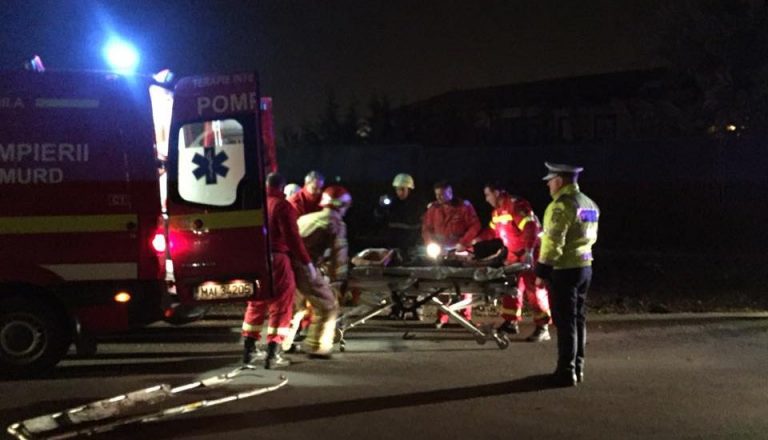 Un șofer aflat aproape de comă alcoolică a produs un accident la Dumbrăveni, după care a fugit de la locul faptei