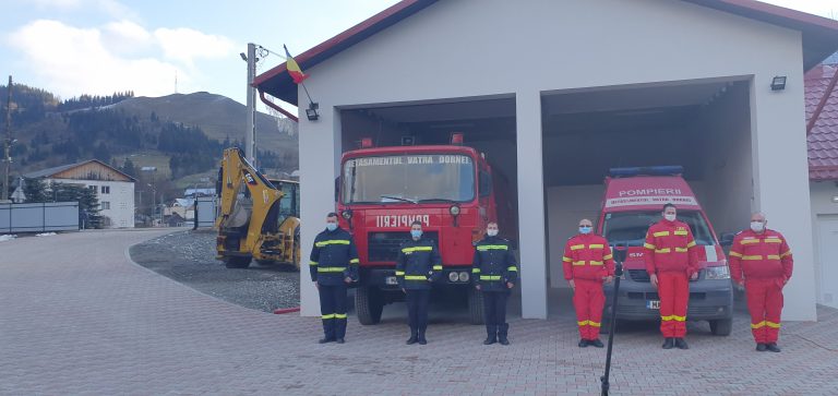 FOTO Un nou Punct de Lucru al pompierilor militari suceveni a fost deschis la Crucea