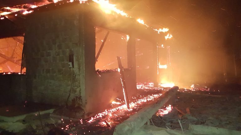 FOTO Un gater din Slatina a fost făcut scrum de un incendiu pornit de la un scurtcircuit produs la camerele video