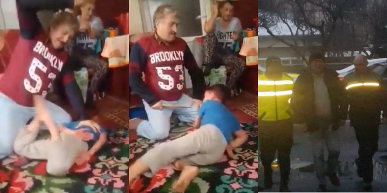 VIDEO Tatăl din Frumosu, care și-a bătut cu sălbăticie fiul, chiar sub ochii mamei, a fost pus în libertate
