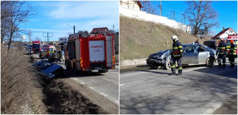 Accident produs la Salcea de un șofer care nu a dat prioritate într-o intersecție
