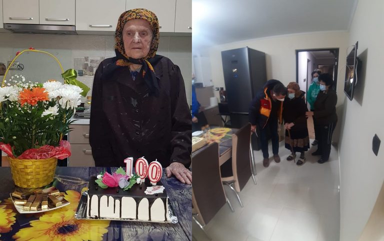 Cea mai bătrână femeie din Șcheia a fost sărbătorită de consilierii locali PSD, PMP și PRO România, la împlinirea vârstei de 100 de ani: „Am sărbătorit cel mai în vârstă cetățean al comunei Șcheia”