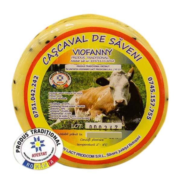 „Cașcavalul de Săveni” a fost inclus printre produsele cu indicație geografică protejată în Uniunea Europeană (NAȚIONAL)