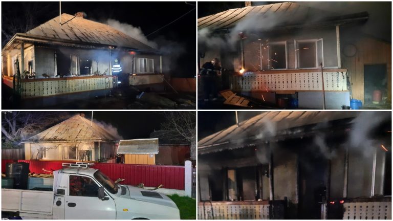 VIDEO FOTO Tragedie în Săptămâna Mare. Un bărbat din Mihoveni a murit ars de viu în propria casă