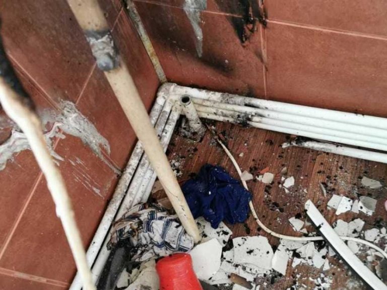 „Dorel” a băgat spaima în locuitorii unui bloc din Suceava după ce a tăiat țeava de gaze naturale