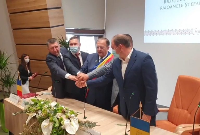 Județul Suceava a încheiat acorduri de colaborare cu municipiul Chișinău și raioanele Ștefan Vodă, Sîngerei și Rîșcani din Republica Moldova: „Este un moment istoric”