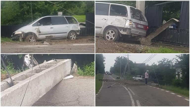 FOTO Un flăcău din Voitinel beat și fără permis a făcut prăpăd în Horodnic de Sus cu mașina furată de la părinți