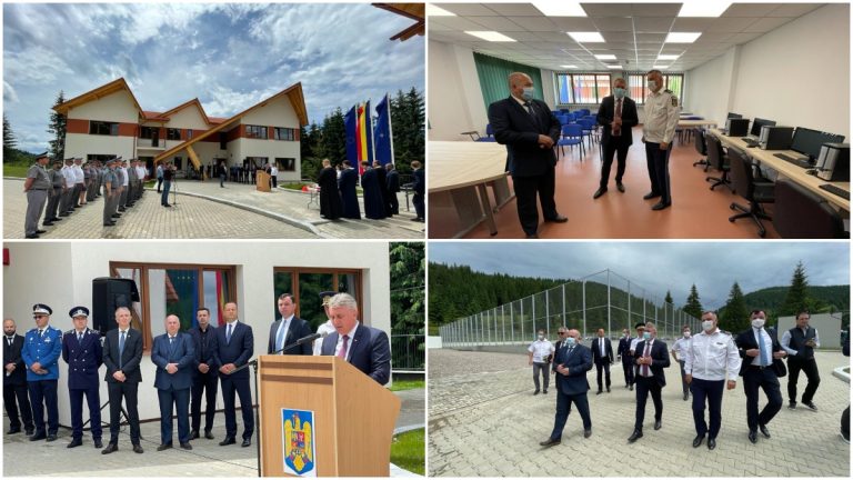 FOTO Sediul Sectorului de Poliție de Frontieră Izvoarele Sucevei a fost inaugurat în prezența ministrului Lucian Bode
