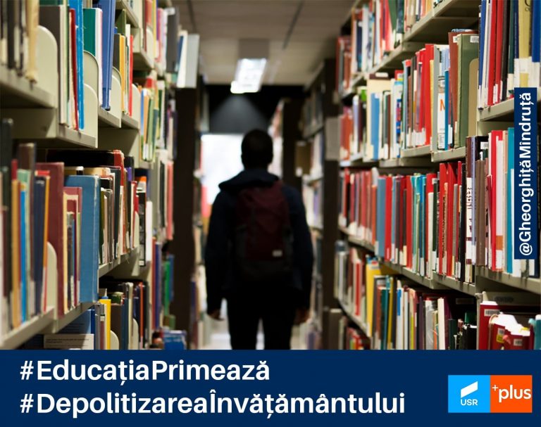 Senatorul Gheorghiță Mîndruță: „Noul an școlar aduce sfidare și nereguli la Suceava, încălcând interesul elevilor, în contextul în care există deja amenințarea pandemiei, iar organizarea timpurie ar fi putut fi un atu”