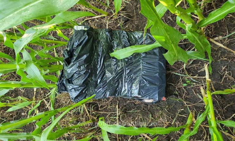 FOTO Un tânăr care plimba cu mașina prin Soloneț un sac cu țigări de contrabandă a fost prins de polițiștii de frontieră