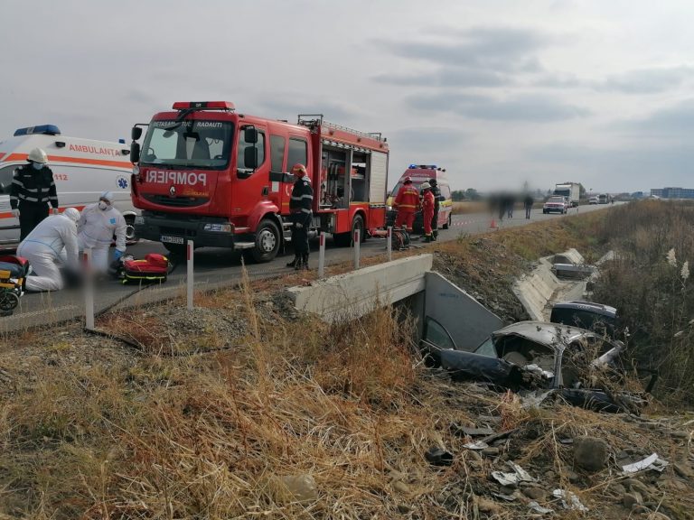 UPDATE VIDEO FOTO Accident extrem de grav pe centura Rădăuțiului. Trei persoane au murit, iar a patra este transferată în stare critică la spital