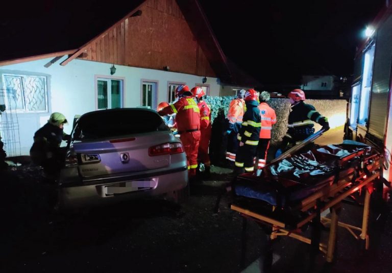 FOTO Accident produs de un fălticenean beat la Cornu Luncii