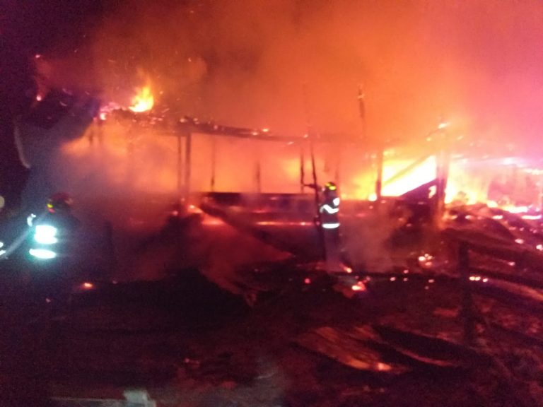 FOTO Patru persoane au suferit arsuri și mai multe animale au murit într-un incendiu izbucnit într-o gospodărie din Câmpulung Moldovenesc