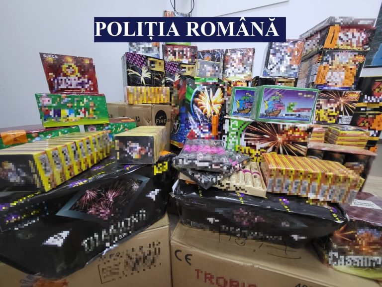 FOTO Polițiștii atrag atenția asupra modului în care sunt folosite artificiile și petardele