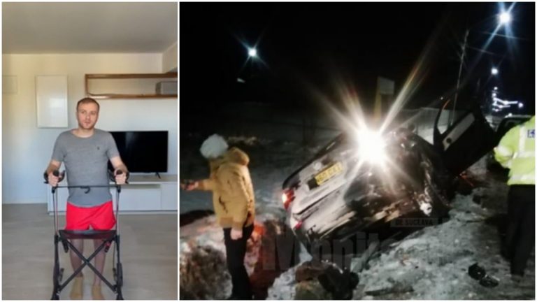 VIDEO Activistul de mediu Daniel Bodnar a început să meargă, la un an de la teribilul accident rutier în care a fost implicat: „A fost un an foarte greu și dureros, dar nu am renunțat la luptă”