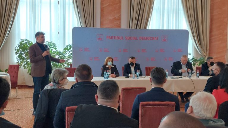 FOTO Președintele PSD Marcel Ciolacu a avut o întâlnire cu membrii organizației județene PSD Suceava