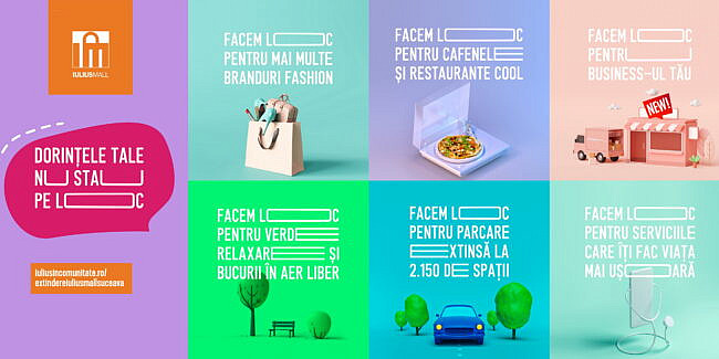 Iulius Mall Suceava se extinde și îi provoacă pe suceveni să spună ce îi lipsește acum celui mai mare complex comercial din nordul Moldovei