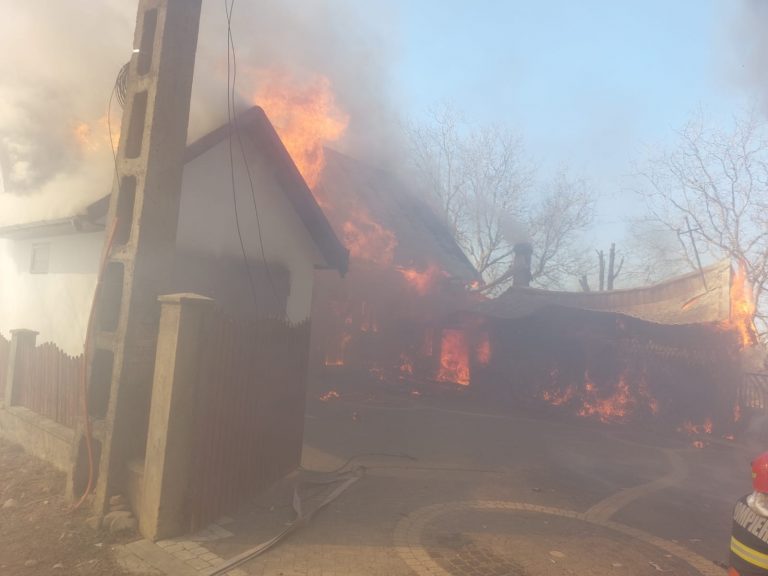 FOTO 2 ani și 2 luni de închisoare pentru piromanul din Putna care i-a dat foc la casă unui nepot și i-a bătut nevasta