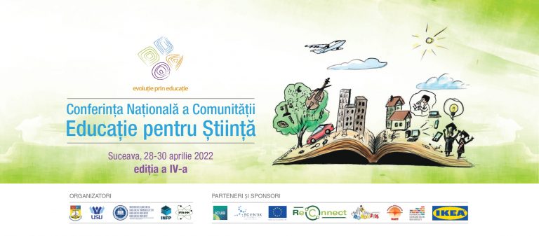 Lucrările Conferinței Naționale a Comunității „Educație pentru Științe” se deschid joi la Universitatea „Ștefan cel Mare” din Suceava