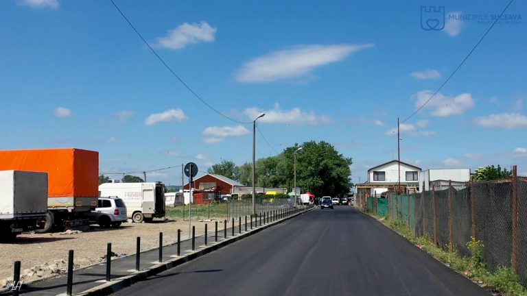 VIDEO FOTO Lucrările la strada Triajului din cartierul Burdujeni au fost finalizate