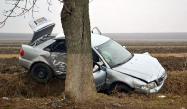 Doi tineri au ajuns la spital după ce s-au izbit cu mașina într-un copac, la intrare în Suceava