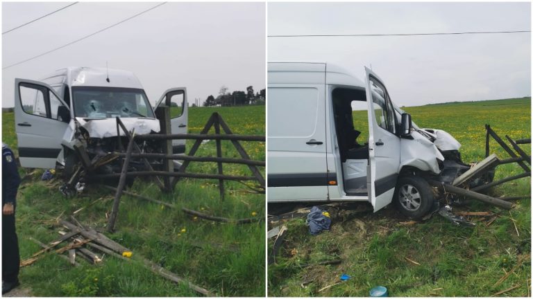 FOTO Doi bărbați au fost răniți într-un accident produs la Părhăuți
