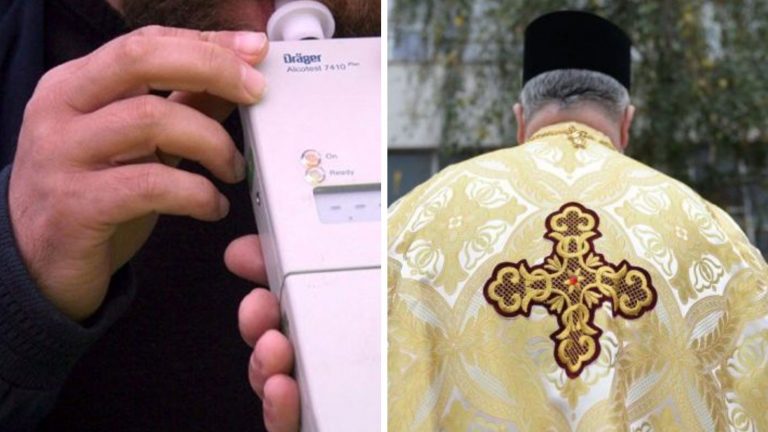 Un preot din zona Fălticeni s-a cinstit cu mai multe pahare de vin după care s-a urcat la volan bazându-se că greutatea sa îl va scoate basma curată în cazul unei testări cu etilotestul