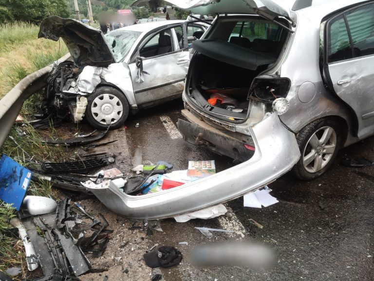 FOTO Accidentul cu cinci răniți de la Molid a fost produs de un șofer beat