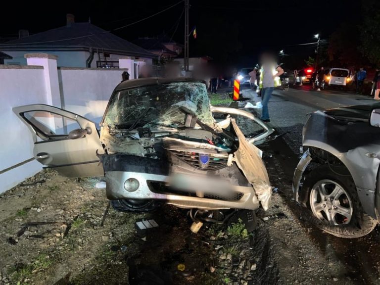 FOTO Ucraineanul beat care a produs cumplitul accident de circulație de la Ipotești a fost reținut pentru 24 de ore