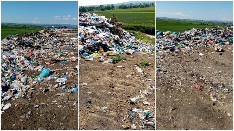 FOTO Servicii Comunale Rădăuți continuă să depoziteze gunoaiele după bunul plac. Garda de Mediu Suceava a aplicat o amendă de 50.000 de lei și a sesizat penal poluarea excesivă