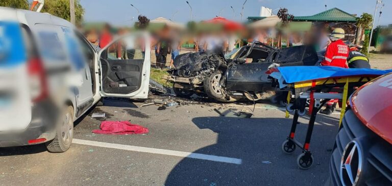 VIDEO FOTO Accidentul mortal de la Dumbrăveni a fost produs de un angajat de la DIGI care a pătruns cu mașina pe contrasens