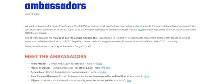 USV va fi reprezentată în cadrul European Open Science Cloud și Research Data Alliance de lectorul Geta Mitrea