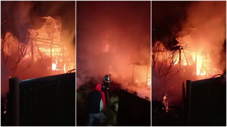 UPDATE VIDEO Incendiul de la Bosanci a izbucnit de la o țigară aprinsă aruncată aiurea