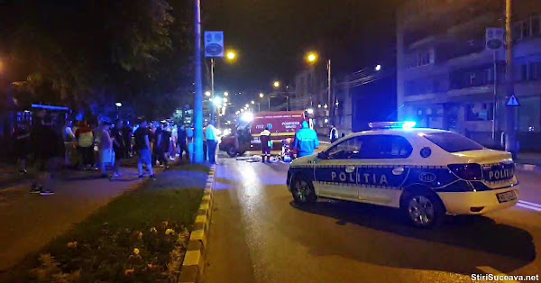 VIDEO O bătrână a fost spulberată pe trecerea pentru pietoni din față de la „Trei bărboși” de un BMW condus de un bosâncean, care a fugit de la locul accidentului