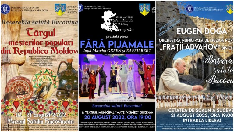 Consiliul Județean Suceava organizează „Basarabia salută Bucovina”, un eveniment de susținere a tradițiilor și obiceiurilor din Republica Moldova