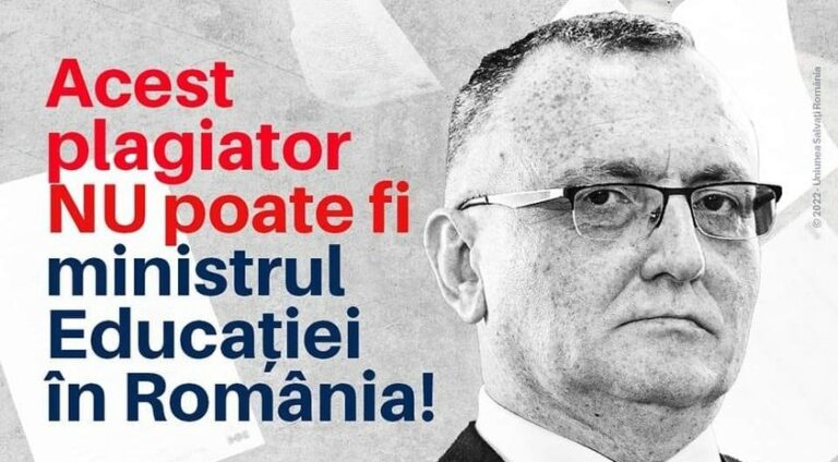 Deputatul Radu Ciornei: „Furtul e furt. În orice democrație avansată, plagiatul ar fi urmat de o demisie. Mă îndoiesc că domnul Cîmpeanu are coloană pentru așa ceva”