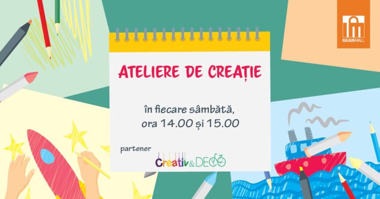 FOTO Distracţie, zâmbete şi timp de calitate pentru copii. Vino la atelierele de creaţie gratuite din Iulius Mall!