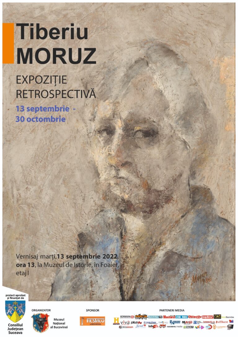 Muzeul Național al Bucovinei organizează expoziția „Tiberiu Moruz – Retrospectivă”  