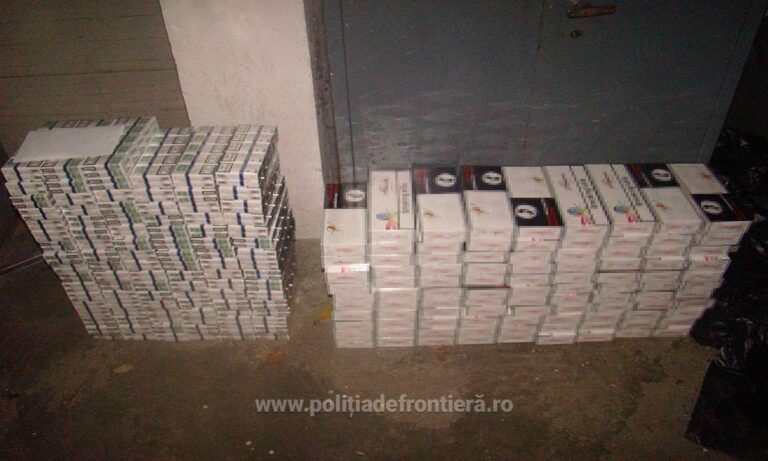 Țigări și alcool de contrabandă găsite de polițiști în mai multe chioșcuri din Bazar