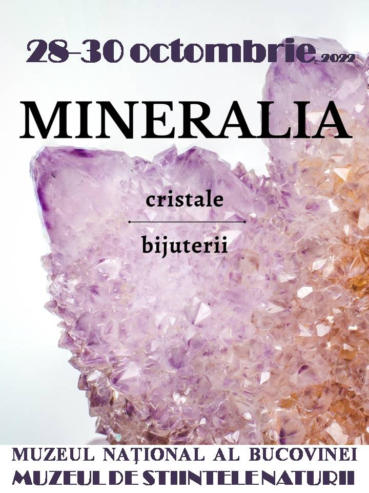 Muzeul de Științele Naturii organizează expoziția „Mineralia”